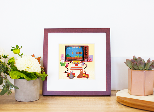 Vintage Game Small Print