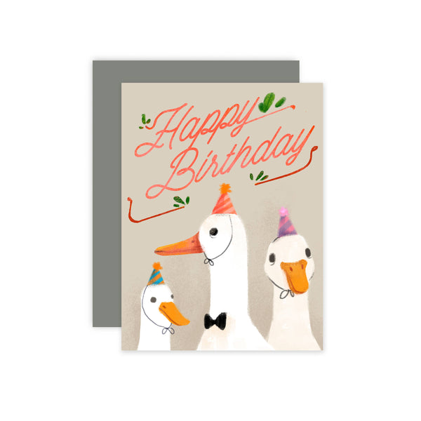 Duck Birthday Card