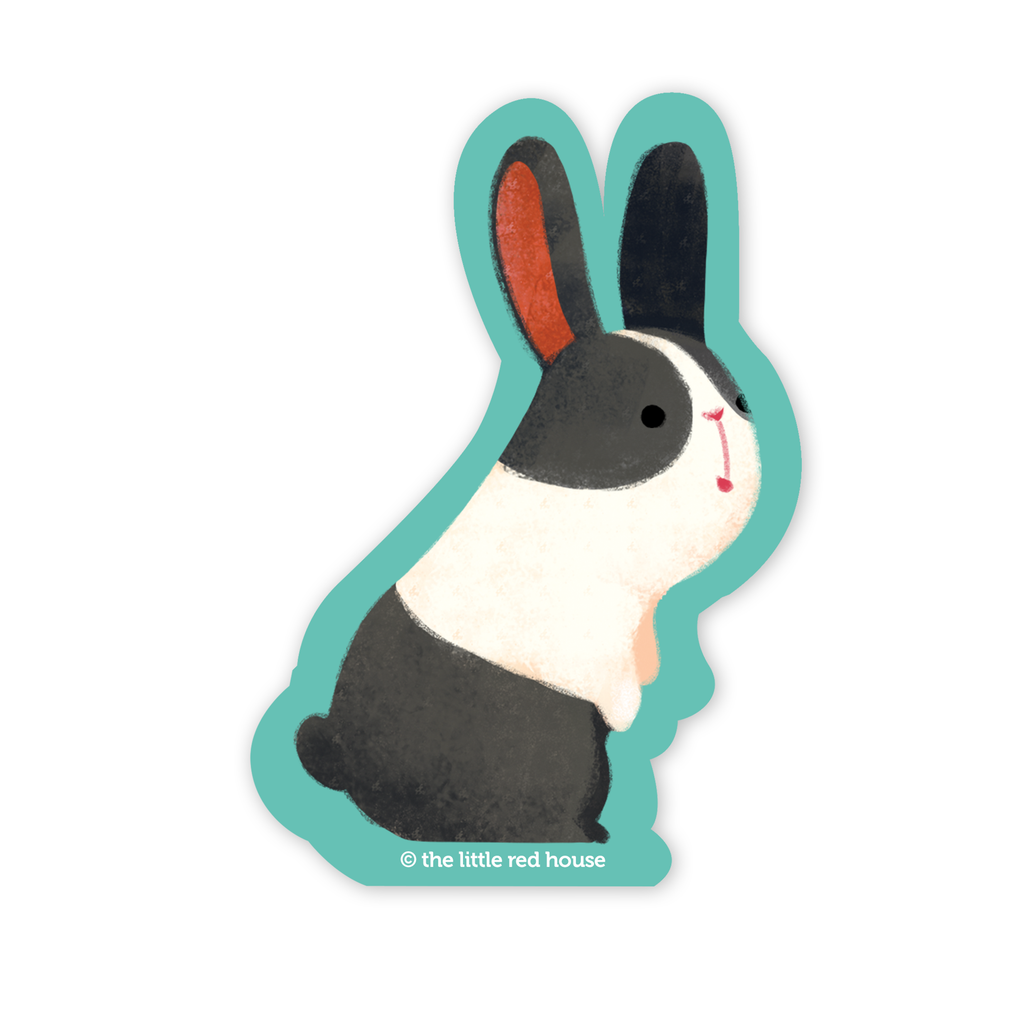Dutch Bunny Vinyl Sticker– The Little Red House Shop