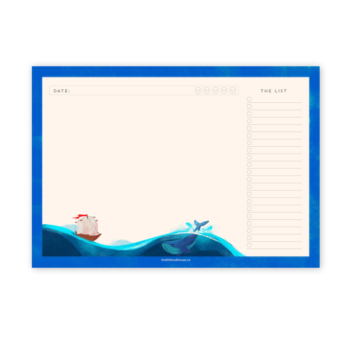 Ocean Planner Notepad– The Little Red House Shop
