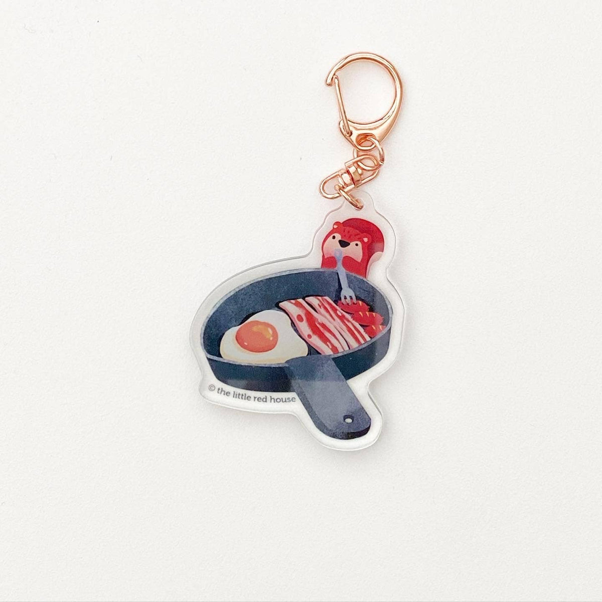 Breakfast Keychains Breakfast Squirrel Acrylic Keychain– The Little Red House Shop