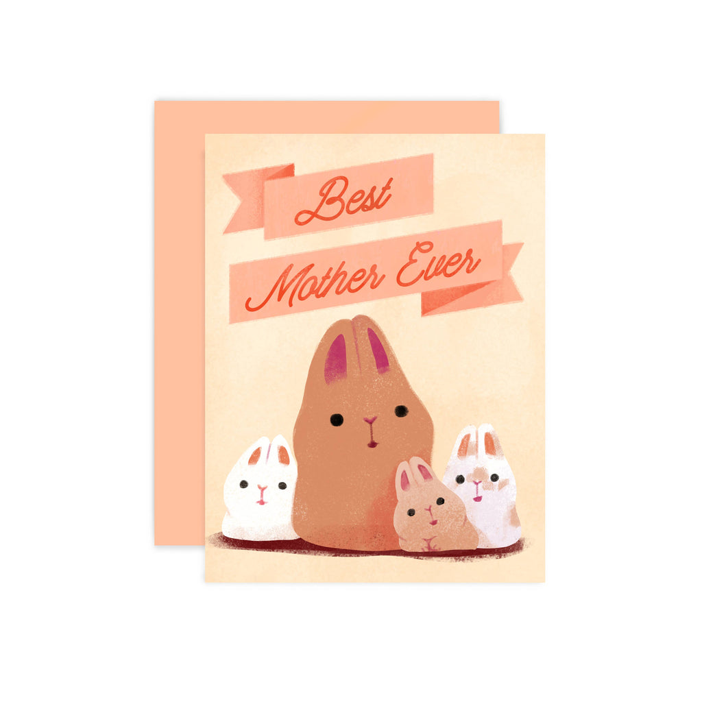 Best Mother Bunnies Card